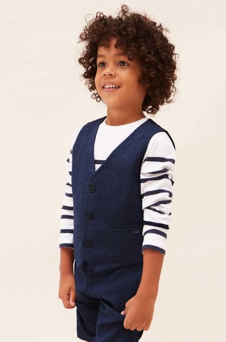 Дитячий жилет Mayoral колір синій (2943310) Дитячий жилет Mayoral колір синій (2943310)