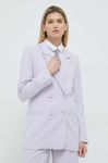 Піджак Gestuz Paula колір фіолетовий однобортний однотонний Піджак Gestuz Paula колір фіолетовий однобортний однотонний