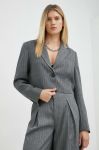 Піджак Gestuz колір сірий однобортний Піджак Gestuz колір сірий однобортний