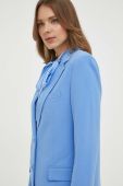 Піджак MICHAEL Michael Kors однобортний однотонна колір блакитний
