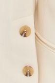 Піджак Twinset колір бежевий однобортний однотонна (3181241)