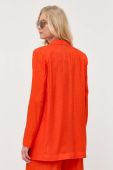 Піджак Twinset колір помаранчевий однобортний однотонна (3241287)