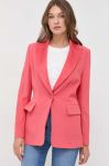 Піджак Luisa Spagnoli колір помаранчевий однобортний однотонна Піджак Luisa Spagnoli колір помаранчевий однобортний однотонна