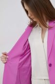 Піджак United Colors of Benetton колір рожевий однобортний однотонна (3132007)
