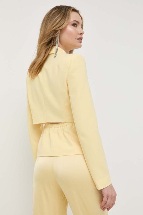 Піджак Patrizia Pepe колір жовтий однобортний однотонна (3213580) Піджак Patrizia Pepe колір жовтий однобортний однотонна (3213580)