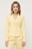Піджак Patrizia Pepe колір жовтий однобортний однотонна (3213580) Піджак Patrizia Pepe колір жовтий однобортний однотонна (3213580)