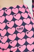 Легінси Love Moschino жіночі колір рожевий візерунок