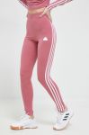 Легінси adidas жіночі колір рожевий з аплікацією (2996204) Легінси adidas жіночі колір рожевий з аплікацією (2996204)