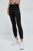 Легінси для тренувань Puma Strong Fashion колір чорний з принтом