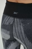 Легінси для тренувань Reebok Lux Perform колір сірий візерунок