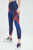 Легінси для бігу adidas Performance Adizero візерунок колір блакитний Легінси для бігу adidas Performance Adizero візерунок колір блакитний