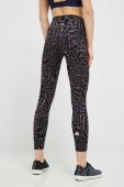 Легінси для йоги adidas Performance Yoga Essentials колір чорний візерунок Легінси для йоги adidas Performance Yoga Essentials колір чорний візерунок