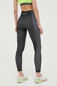 Легінси для йоги Reebok колір чорний візерунок Легінси для йоги Reebok колір чорний візерунок