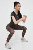 Легінси для тренувань The North Face Elevation колір чорний візерунок Легінси для тренувань The North Face Elevation колір чорний візерунок