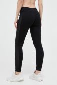 Легінси EA7 Emporio Armani жіночі колір чорний однотонні Легінси EA7 Emporio Armani жіночі колір чорний однотонні