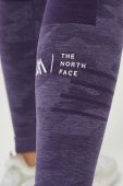 Спортивні легінси The North Face Mountain Athletics жіночі колір фіолетовий візерунок Спортивні легінси The North Face Mountain Athletics жіночі колір фіолетовий візерунок