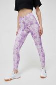 Легінси The North Face жіночі колір фіолетовий візерунок Легінси The North Face жіночі колір фіолетовий візерунок