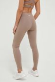 Легінси для тренувань Reebok Lux колір бежевий однотонні Легінси для тренувань Reebok Lux колір бежевий однотонні