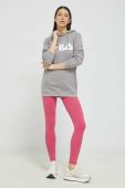 Легінси Fila жіночі колір рожевий з аплікацією