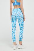Легінси для тренувань Roxy See The Good x Mizuno візерунок колір блакитний Легінси для тренувань Roxy See The Good x Mizuno візерунок колір блакитний