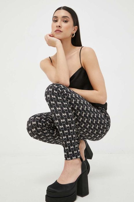 Легінси Pinko жіночі колір чорний візерунок (3074172) Легінси Pinko жіночі колір чорний візерунок (3074172)