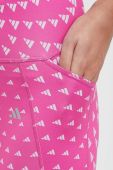 Легінси для бігу adidas Performance Run Essential колір рожевий візерунок