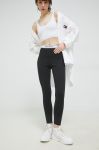 Легінси Tommy Jeans жіночі колір чорний однотонні (3000306) Легінси Tommy Jeans жіночі колір чорний однотонні (3000306)
