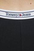 Легінси Tommy Jeans жіночі колір чорний однотонні (3000306) Легінси Tommy Jeans жіночі колір чорний однотонні (3000306)