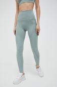 Легінси для тренувань P.E Nation Free Play колір зелений однотонні Легінси для тренувань P.E Nation Free Play колір зелений однотонні