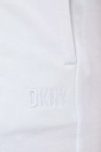 Шорти Dkny жіночі колір білий однотонні висока посадка