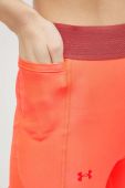 Легінси для тренувань Under Armour Armour Branded колір помаранчевий однотонні Легінси для тренувань Under Armour Armour Branded колір помаранчевий однотонні
