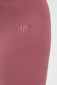 Легінси для тренувань 4F колір рожевий однотонні Легінси для тренувань 4F колір рожевий однотонні