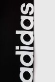 Дитячі легінси adidas G LIN колір чорний з принтом Дитячі легінси adidas G LIN колір чорний з принтом