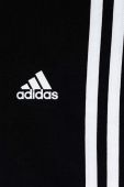 Дитячі легінси adidas G 3S колір чорний з аплікацією