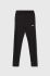 Дитячі легінси Fila колір чорний однотонні (3475298)