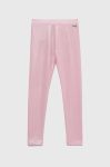 Дитячі легінси Guess колір рожевий Дитячі легінси Guess колір рожевий
