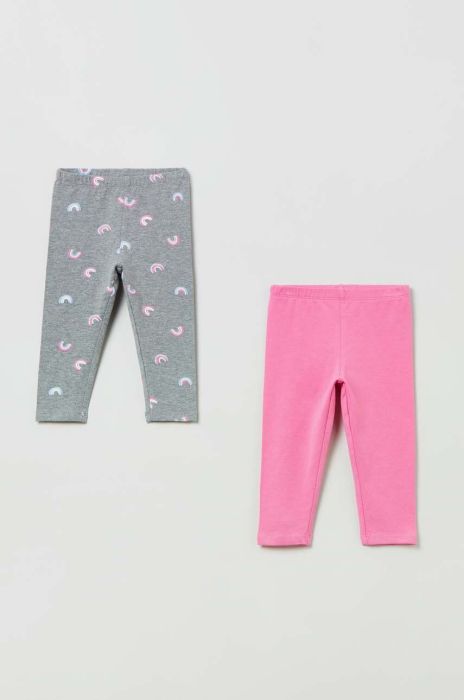 Дитячі легінси OVS колір сірий візерунок (3128249) Дитячі легінси OVS колір сірий візерунок (3128249)