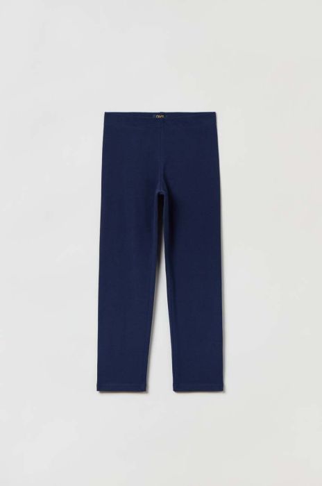 Дитячі легінси OVS однотонні колір блакитний (3244706) Дитячі легінси OVS однотонні колір блакитний (3244706)