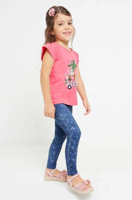 Дитячі легінси Mayoral колір синій візерунок (2984387)