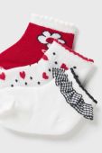 Шкарпетки для немовлят Mayoral 3-pack колір червоний (2965407) Шкарпетки для немовлят Mayoral 3-pack колір червоний (2965407)