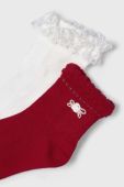 Дитячі шкарпетки Mayoral 2-pack колір червоний Дитячі шкарпетки Mayoral 2-pack колір червоний