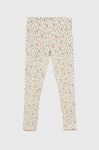Дитячі легінси United Colors of Benetton колір бежевий візерунок Дитячі легінси United Colors of Benetton колір бежевий візерунок