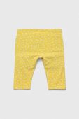Дитячі легінси United Colors of Benetton колір жовтий візерунок Дитячі легінси United Colors of Benetton колір жовтий візерунок