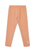 Дитячі легінси Liewood колір бежевий однотонні
