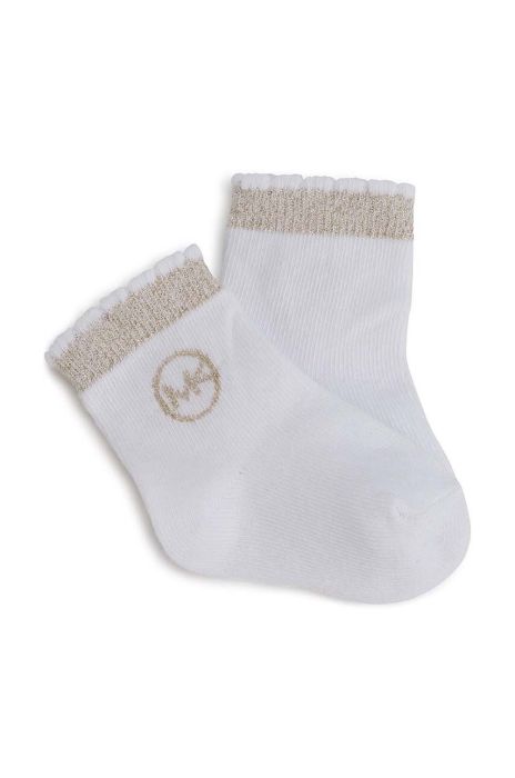 Дитячі шкарпетки Michael Kors 2-pack колір рожевий Дитячі шкарпетки Michael Kors 2-pack колір рожевий