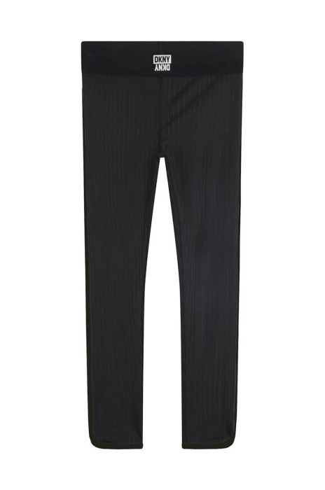 Дитячі легінси Dkny колір чорний однотонні (3082063) Дитячі легінси Dkny колір чорний однотонні (3082063)