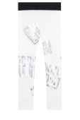 Дитячі легінси Dkny колір білий візерунок (3082066)