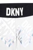 Дитячі легінси Dkny колір білий візерунок (3082066)