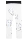 Дитячі легінси Dkny колір білий візерунок (3082069)