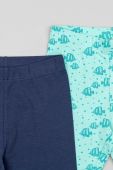 Дитячі легінси zippy 2-pack візерунок колір блакитний Дитячі легінси zippy 2-pack візерунок колір блакитний